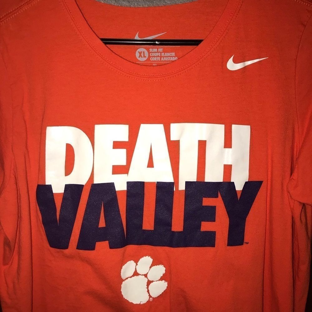 Women’s Nike Clemson Death Valley Tee- XL Slim Fit